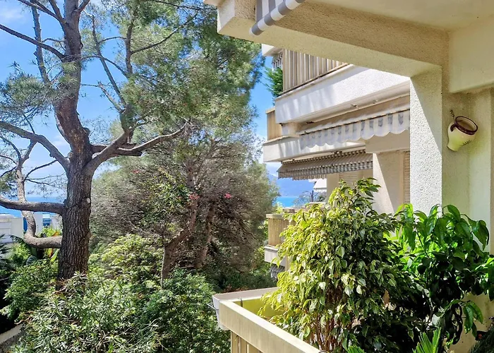 Luxurious Privacy - 130M2 Entire Floor, Pool, Parking, Ac - 5\' Croisette - Plage Des Sports